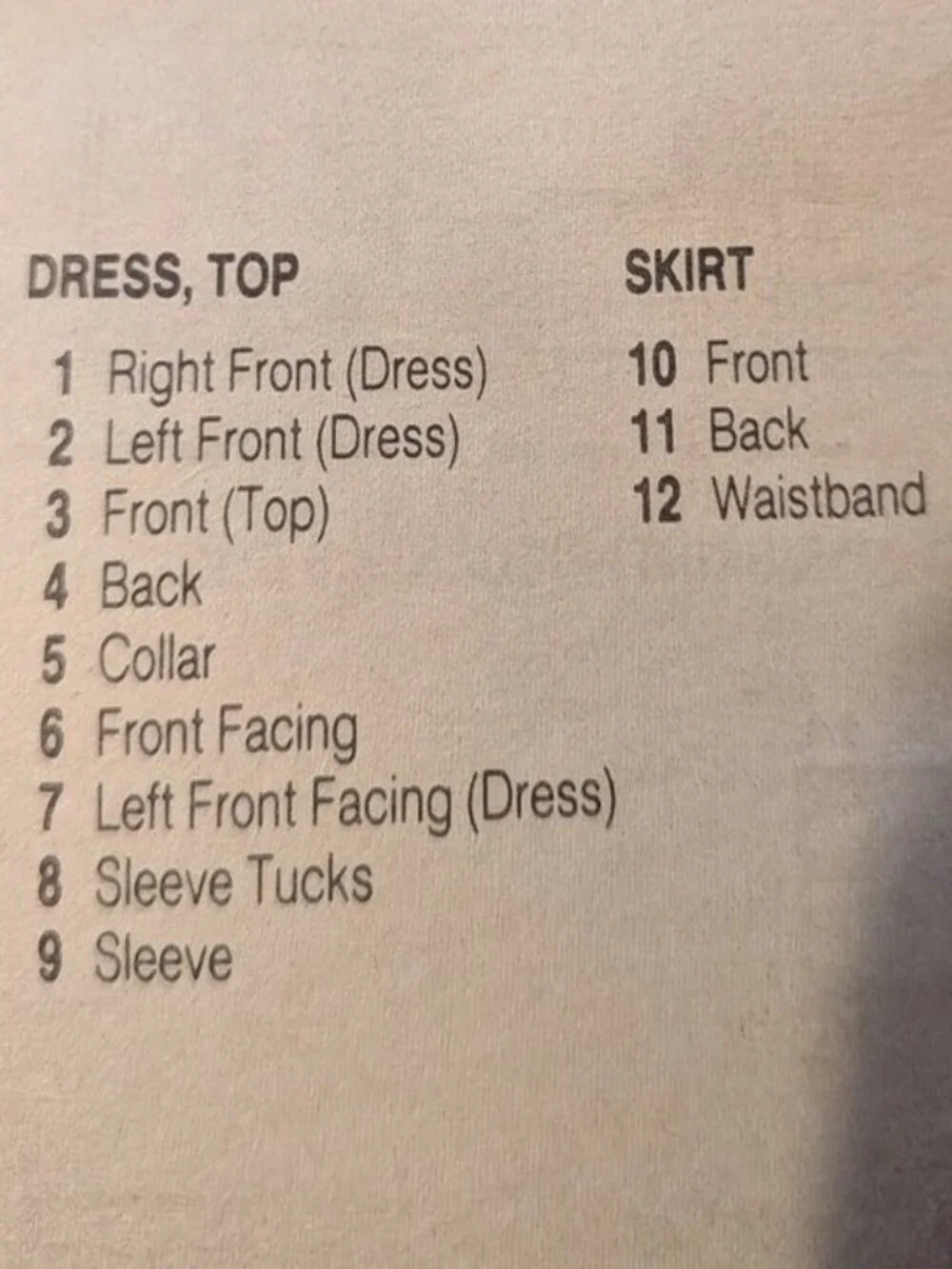 Butterick 4700 Sewing Pattern EASY Top, Skirt, Dress Leslie Fay UNCUT